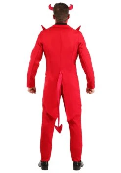 Adult Red Suit Devil Costume -Halloween Costumes Shop adult red suit devil costume alt 5