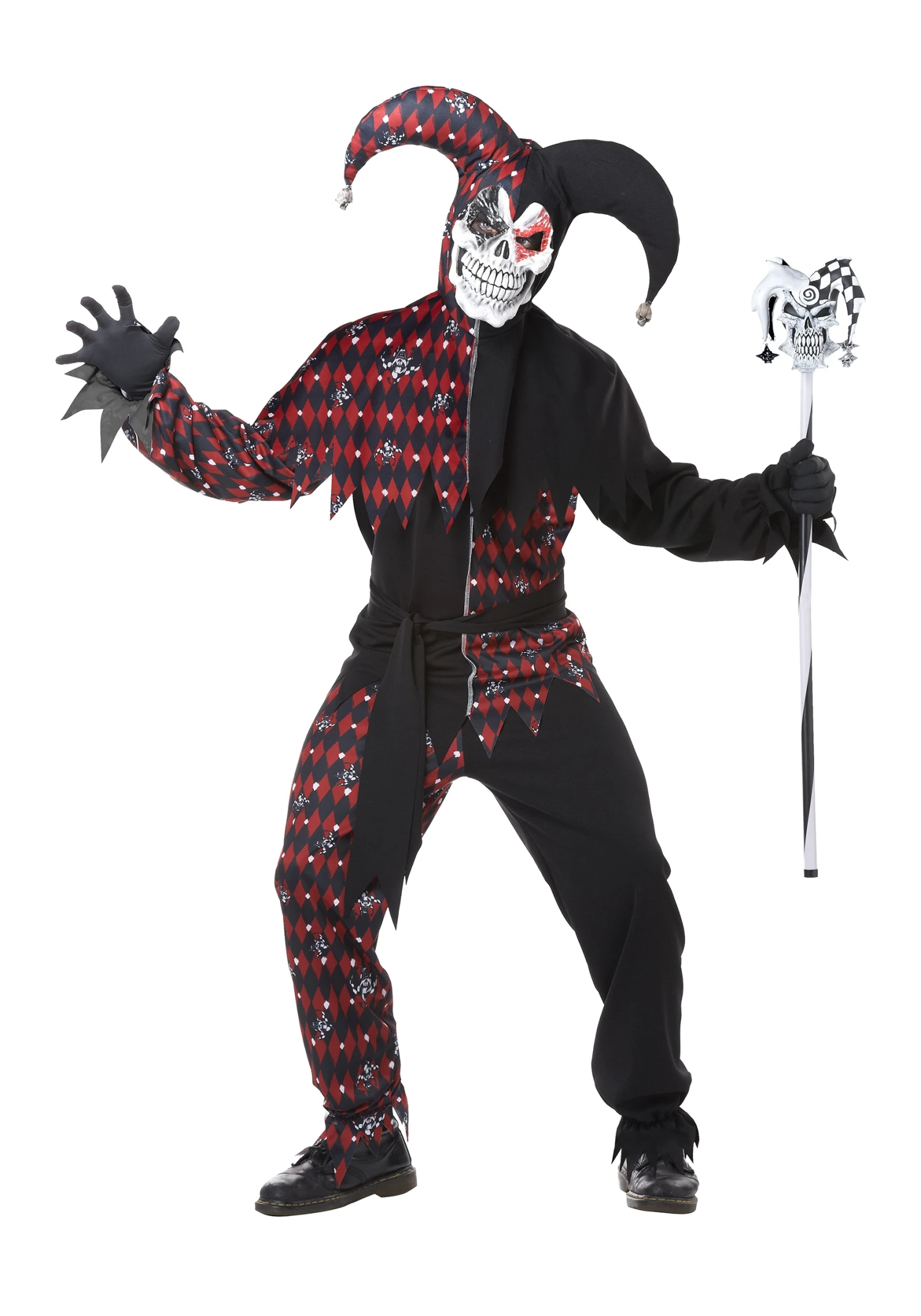 Adult Sinister Jester Costume 1 Adult Sinister Jester Costume