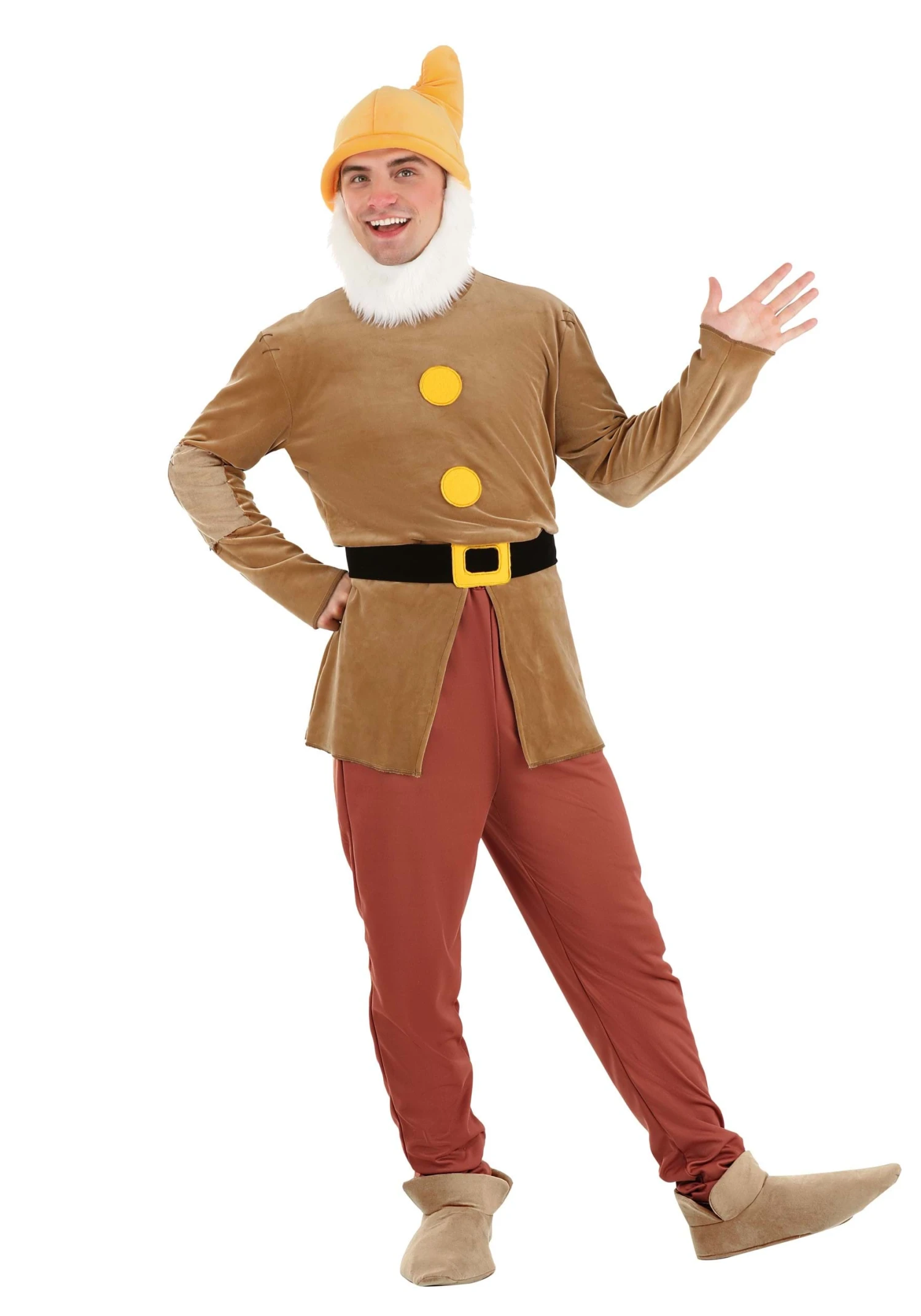 Men's Disney Snow White Sneezy Dwarf Costume 2 Men's Disney Snow White Sneezy Dwarf Costume - Image 2