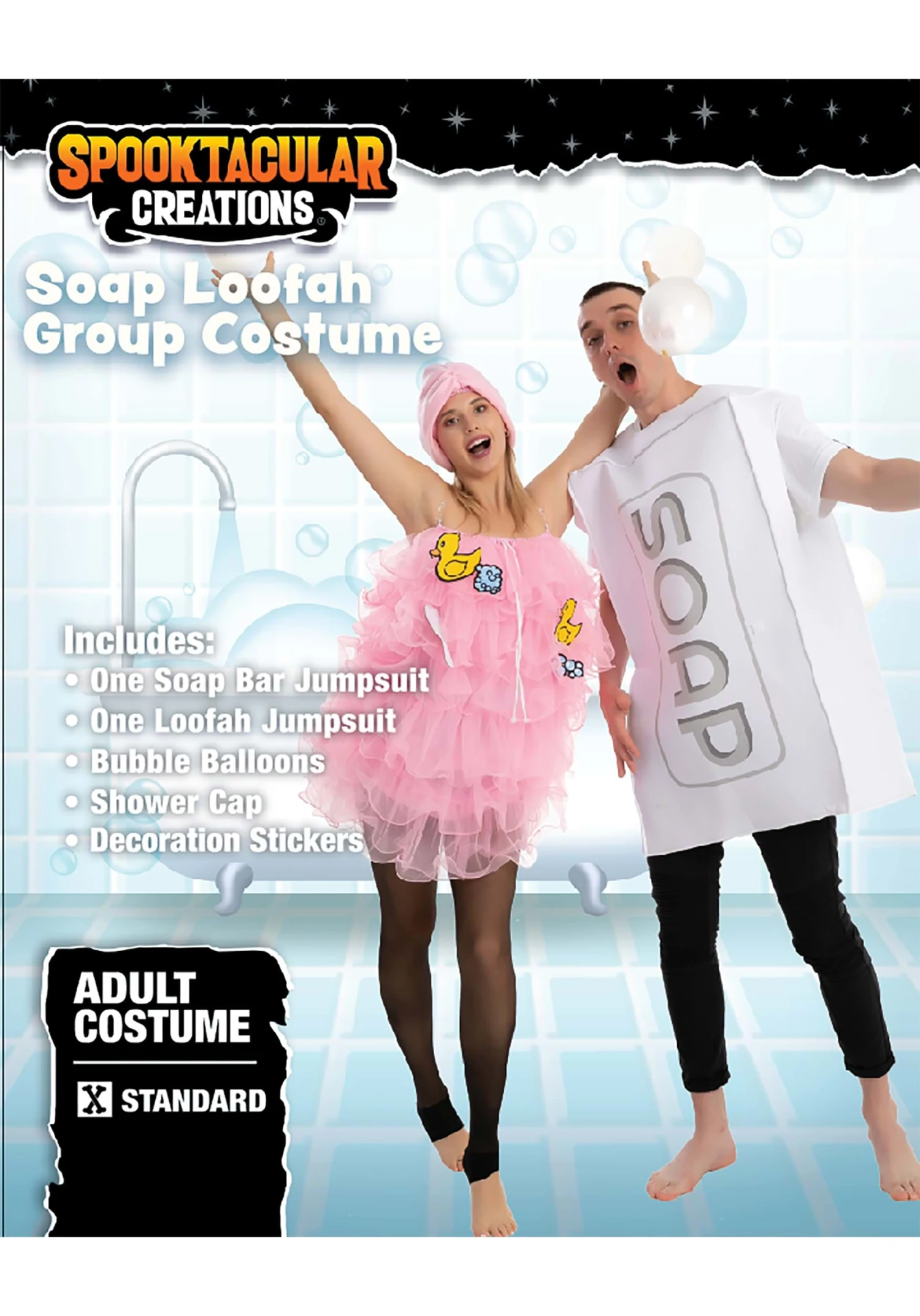Adult Soap And Loofa Couples Costume 6 Adult Soap And Loofa Couples Costume - Image 6