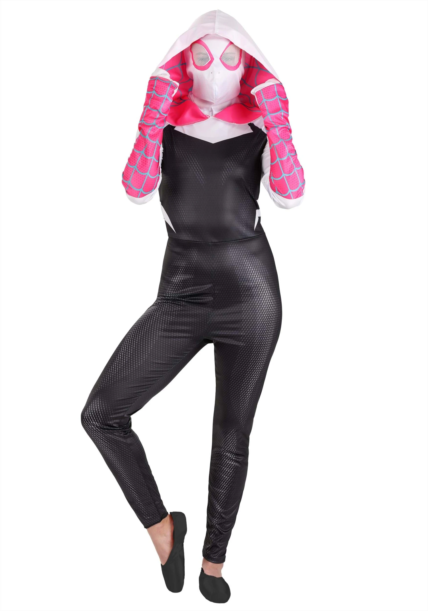 JAZWARES Spider-Gwen Costume For Adults 3 JAZWARES Spider-Gwen Costume For Adults - Image 3