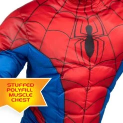 JAZWARES Spider-Man Costume For Adults -Halloween Costumes Shop adult spiderman costume alt 2