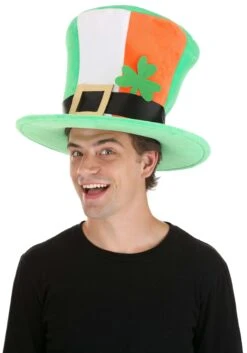 Supreme Irish Flag Costume Hat For Adults