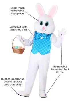 Sweet Easter Bunny Costume For Adults -Halloween Costumes Shop adult sweet easter bunny costume 1