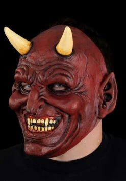 The Devil Full Face Mask For Adults -Halloween Costumes Shop adult the devil full face mask alt 3