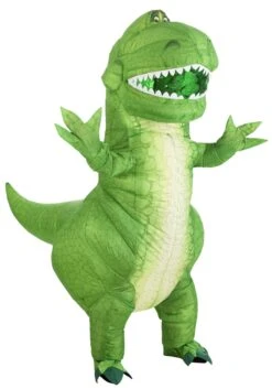 Disney Toy Story Rex Inflatable Costume For Adults -Halloween Costumes Shop adult toy story rex inflatable costume alt 11