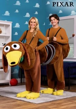 Disney And Pixar Toy Story Slinky Dog Costume For Adults