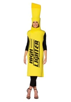 Adult Yellow High-Lighter Costume