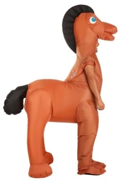 Adult Inflatable Gumby Pokey Costume 6 Adult Inflatable Gumby Pokey Costume -Halloween Costumes Shop adults inflatable pokey costume alt 2