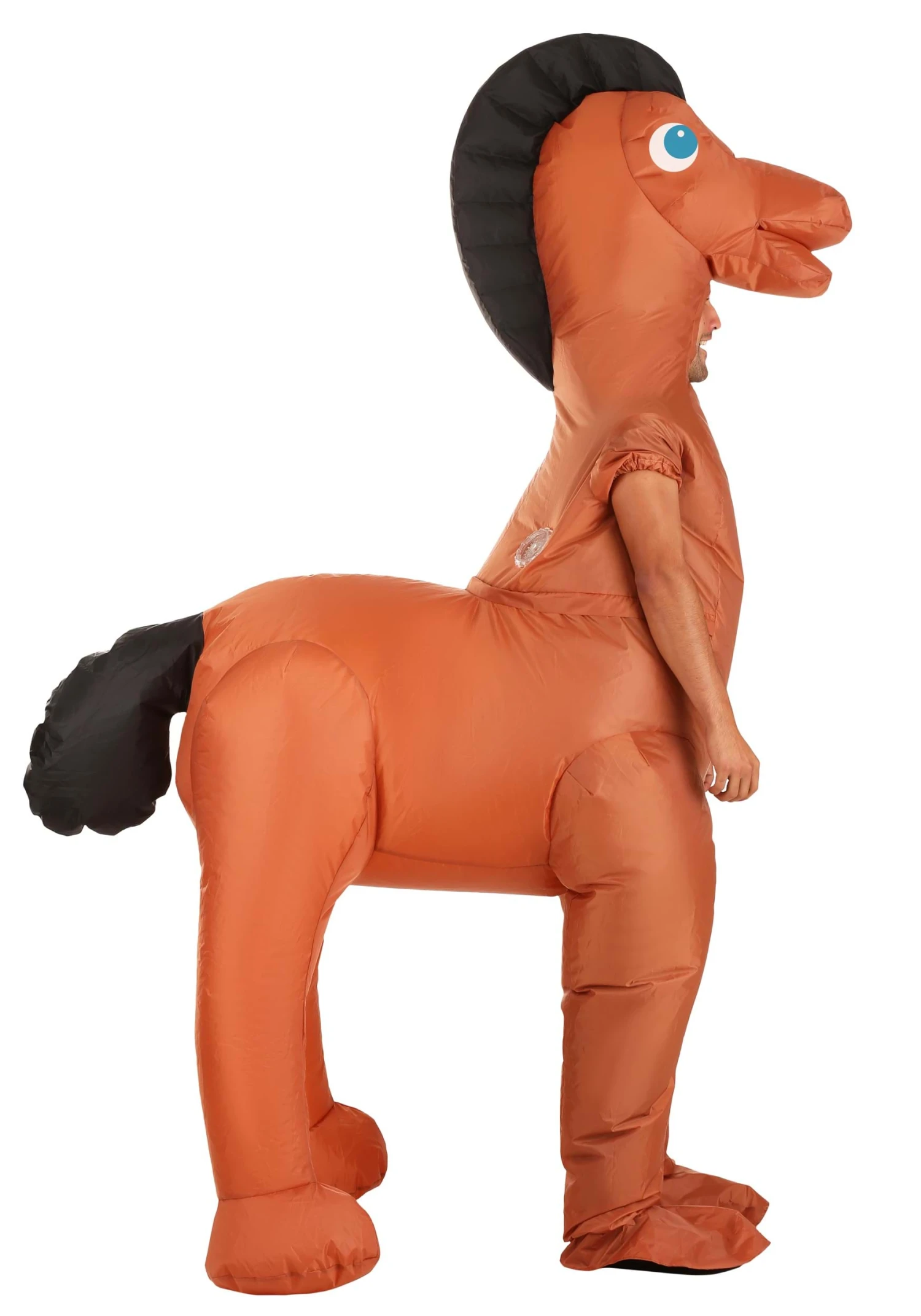 Adult Inflatable Gumby Pokey Costume 3 Adult Inflatable Gumby Pokey Costume - Image 3