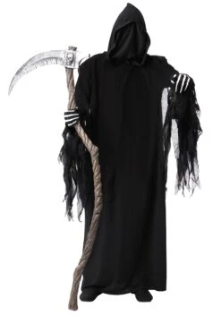 Plus Size Dark Reaper Costume For Adults