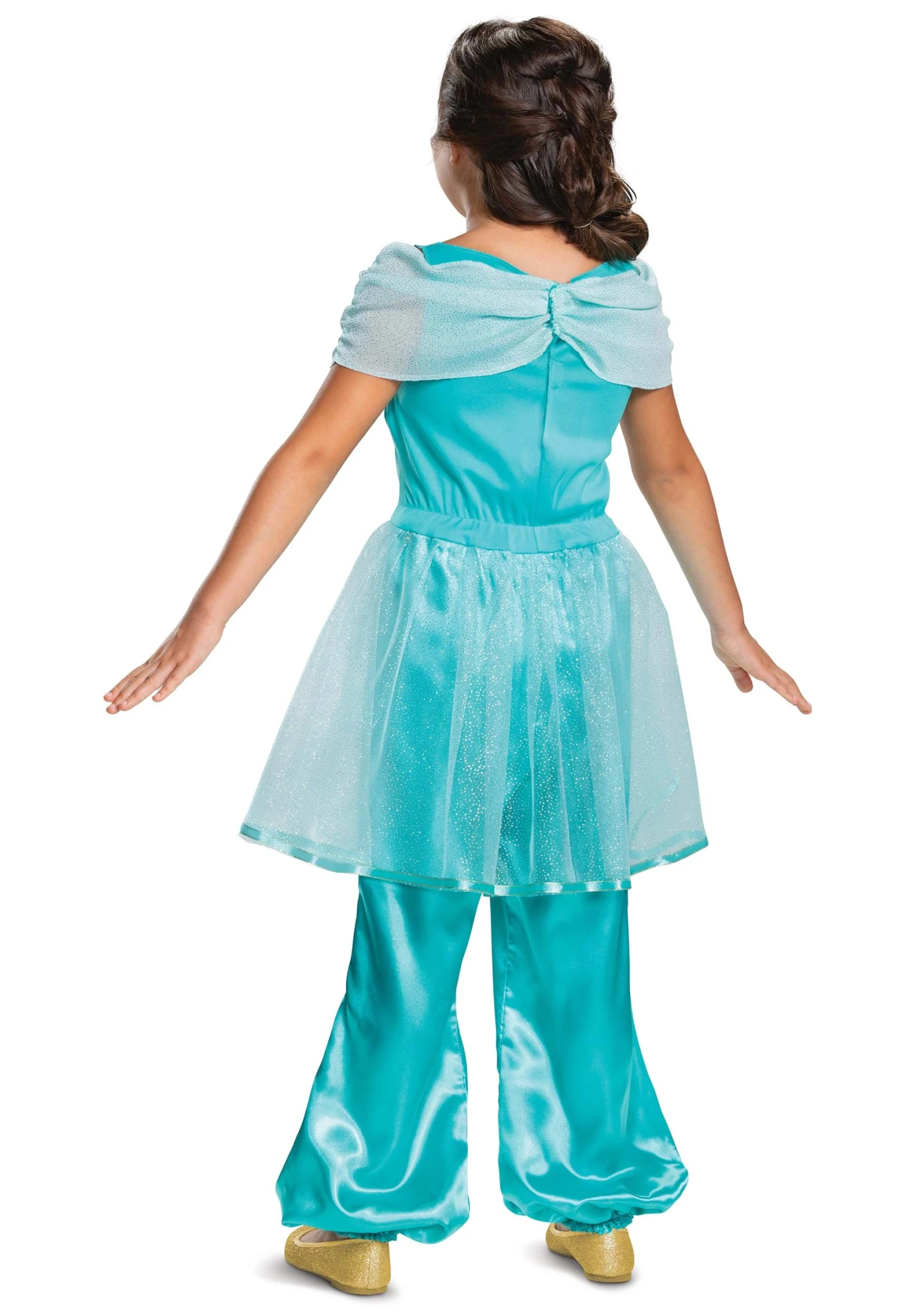 Disguise Aladdin Girls Jasmine Classic Costume 2 Disguise Aladdin Girls Jasmine Classic Costume - Image 2