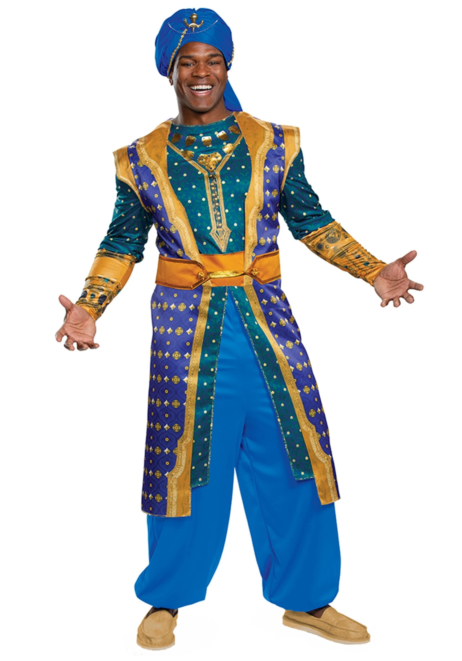 Disguise Aladdin Live Action Adult Genie Costume 1 Disguise Aladdin Live Action Adult Genie Costume