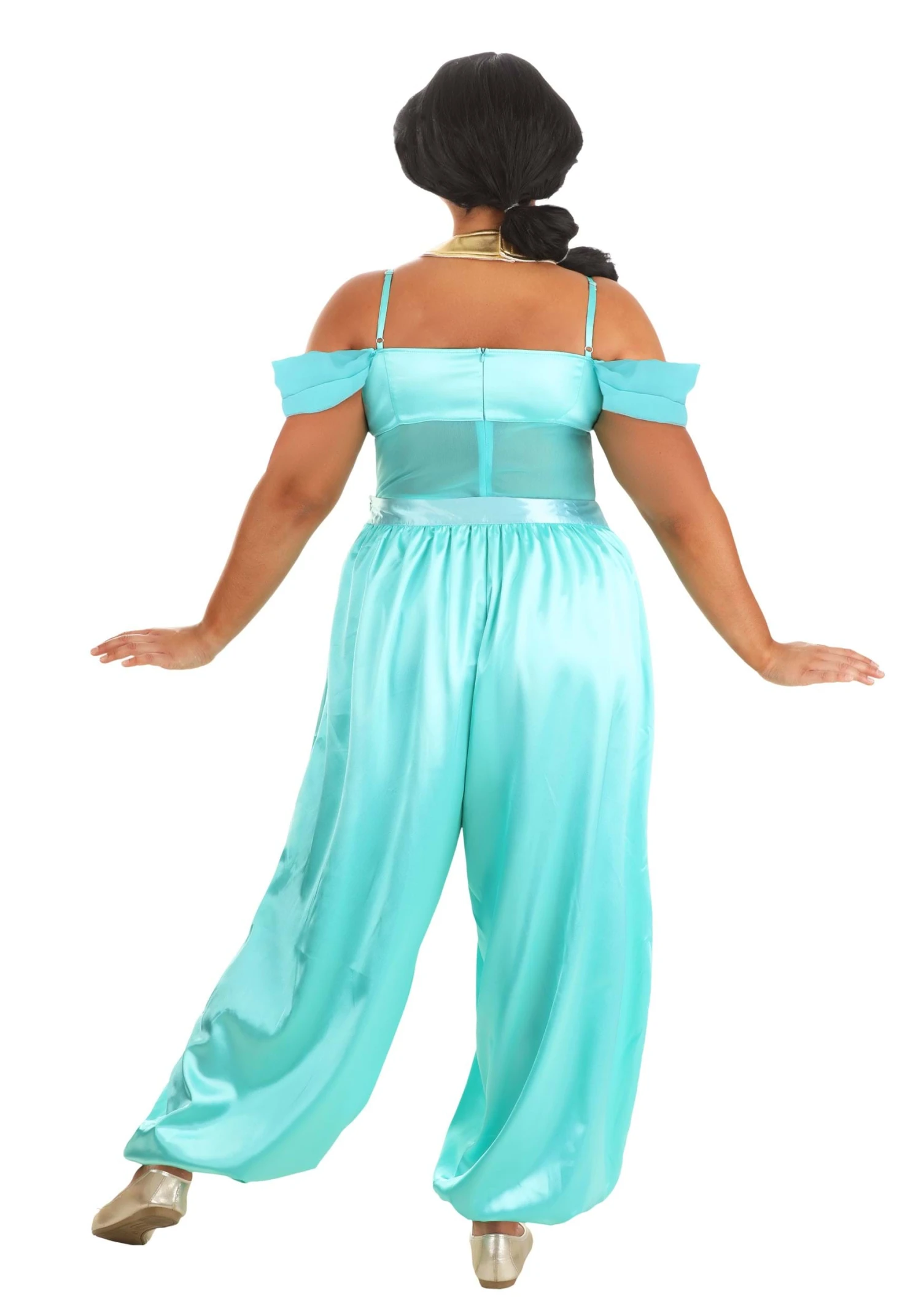 Disney Aladdin Plus Size Jasmine Costume For Women 5 Disney Aladdin Plus Size Jasmine Costume For Women - Image 5