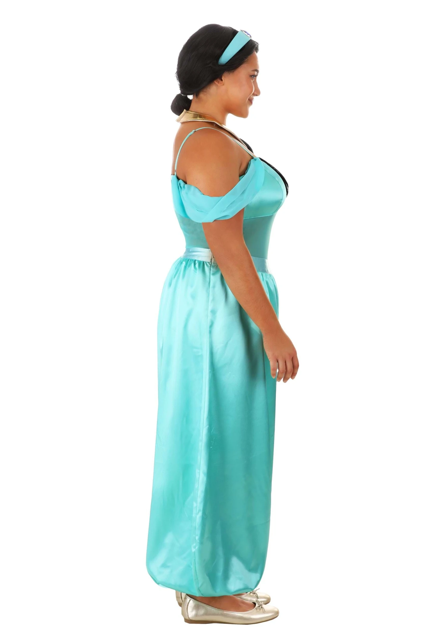 Disney Aladdin Plus Size Jasmine Costume For Women 7 Disney Aladdin Plus Size Jasmine Costume For Women - Image 7