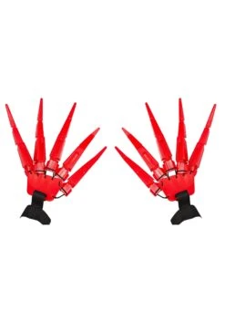 Articulating Red Devil Cosplay Fingers For Adults