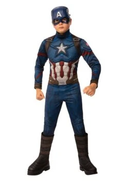 Deluxe Avengers: Endgame Boys Captain America Costume