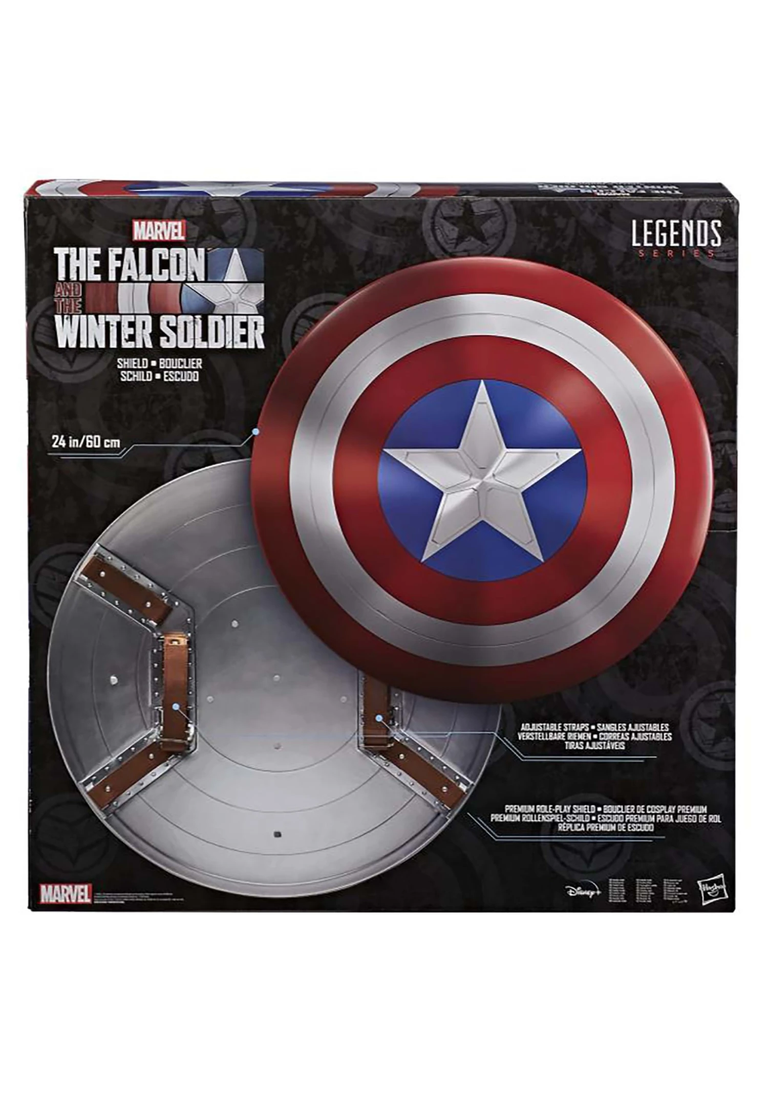 Hasbro The Falcon And The Winter Soldier Captain America Prop Replica Shield 2 Hasbro The Falcon And The Winter Soldier Captain America Prop Replica Shield - Image 2