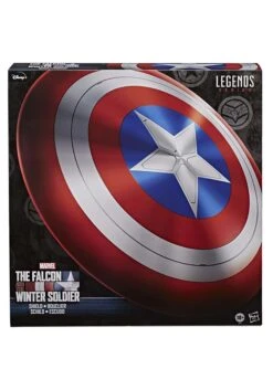 Hasbro The Falcon And The Winter Soldier Captain America Prop Replica Shield 7 Hasbro The Falcon And The Winter Soldier Captain America Prop Replica Shield -Halloween Costumes Shop avengers falcon and winter soldier captain america alt 3