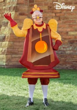 Cogsworth Costume For Plus Size Men From Disney's Beauty And The Beast