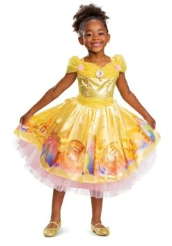 Disguise Beauty And The Beast Deluxe Girl's Belle Costume For Todders
