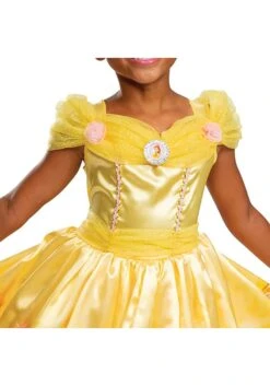 Disguise Beauty And The Beast Deluxe Girl's Belle Costume For Todders -Halloween Costumes Shop beauty and the beast deluxe toddler belle costume alt 2