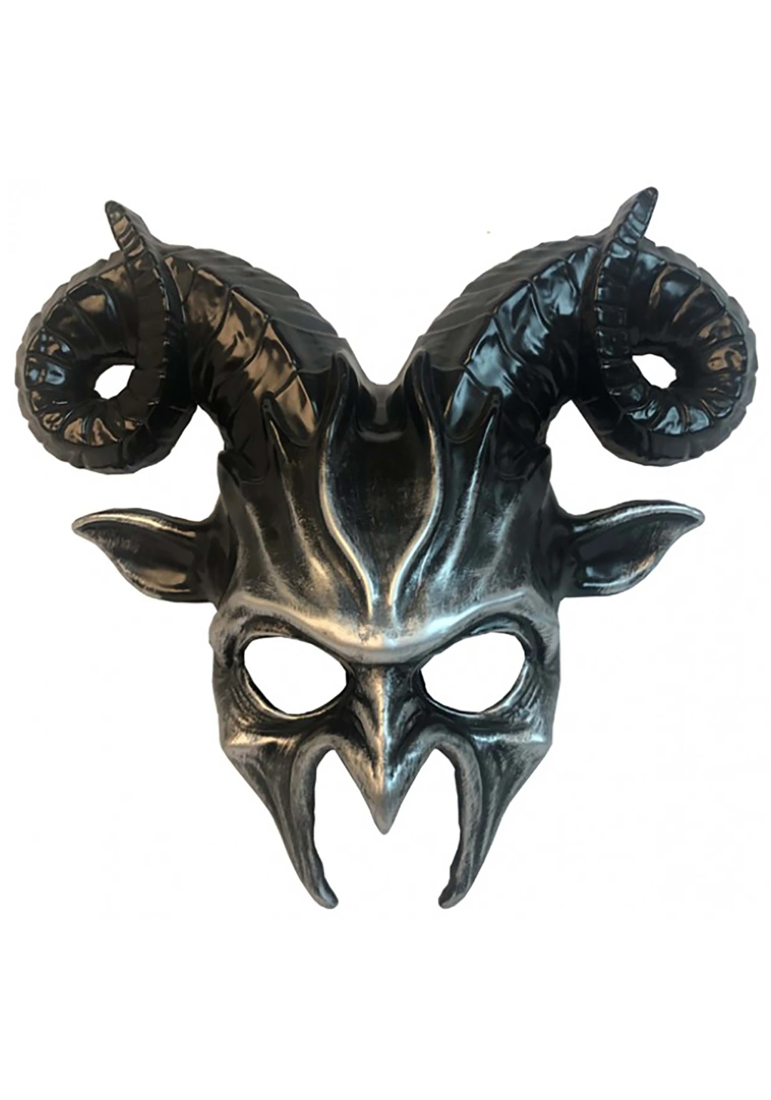 Black Demon Mask Costume Accessory 1 Black Demon Mask Costume Accessory