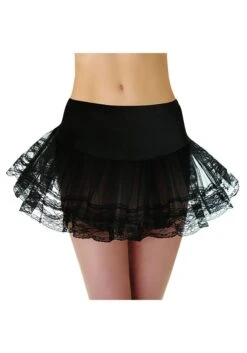 AMSCAN Black Lace Petticoat