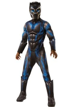 Black Panther Deluxe Battle Suit Costume For Kids