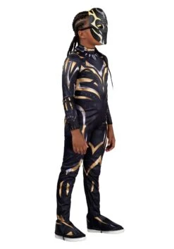 JAZWARES Black Panther Girl's Shuri Black Panther Classic Costume 9 JAZWARES Black Panther Girl's Shuri Black Panther Classic Costume -Halloween Costumes Shop black panther child shuri black panther classic co alt 2