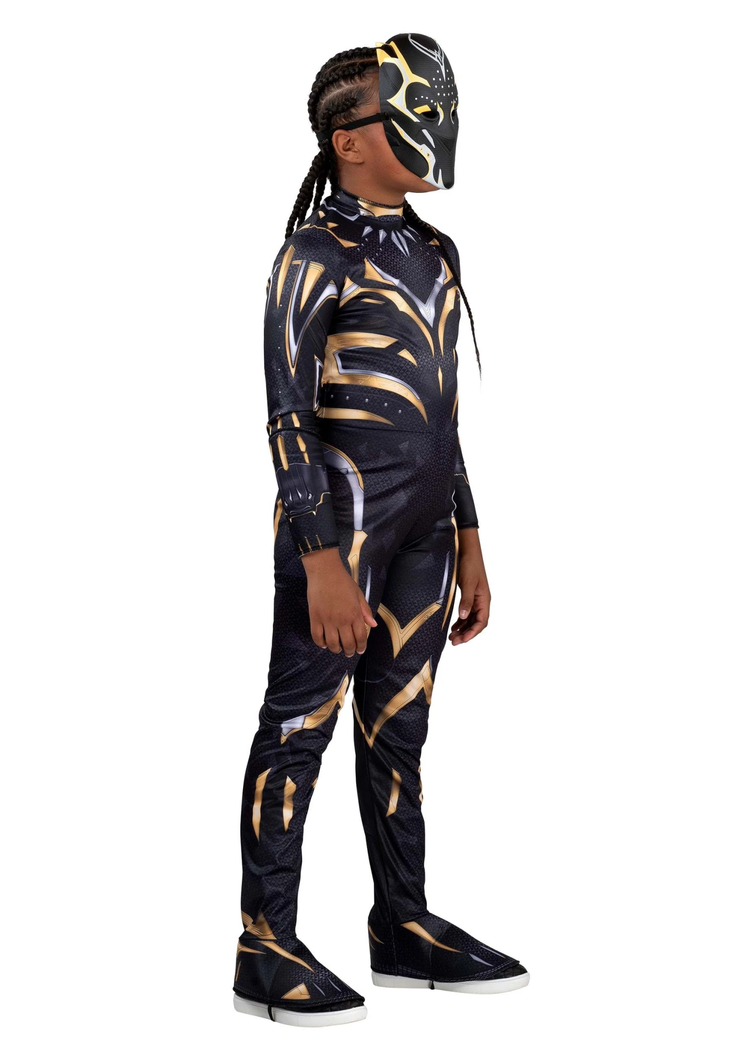 JAZWARES Black Panther Girl's Shuri Black Panther Classic Costume 3 JAZWARES Black Panther Girl's Shuri Black Panther Classic Costume - Image 3