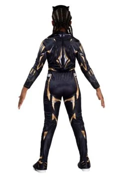 JAZWARES Black Panther Girl's Shuri Black Panther Classic Costume 10 JAZWARES Black Panther Girl's Shuri Black Panther Classic Costume -Halloween Costumes Shop black panther child shuri black panther classic co alt 3