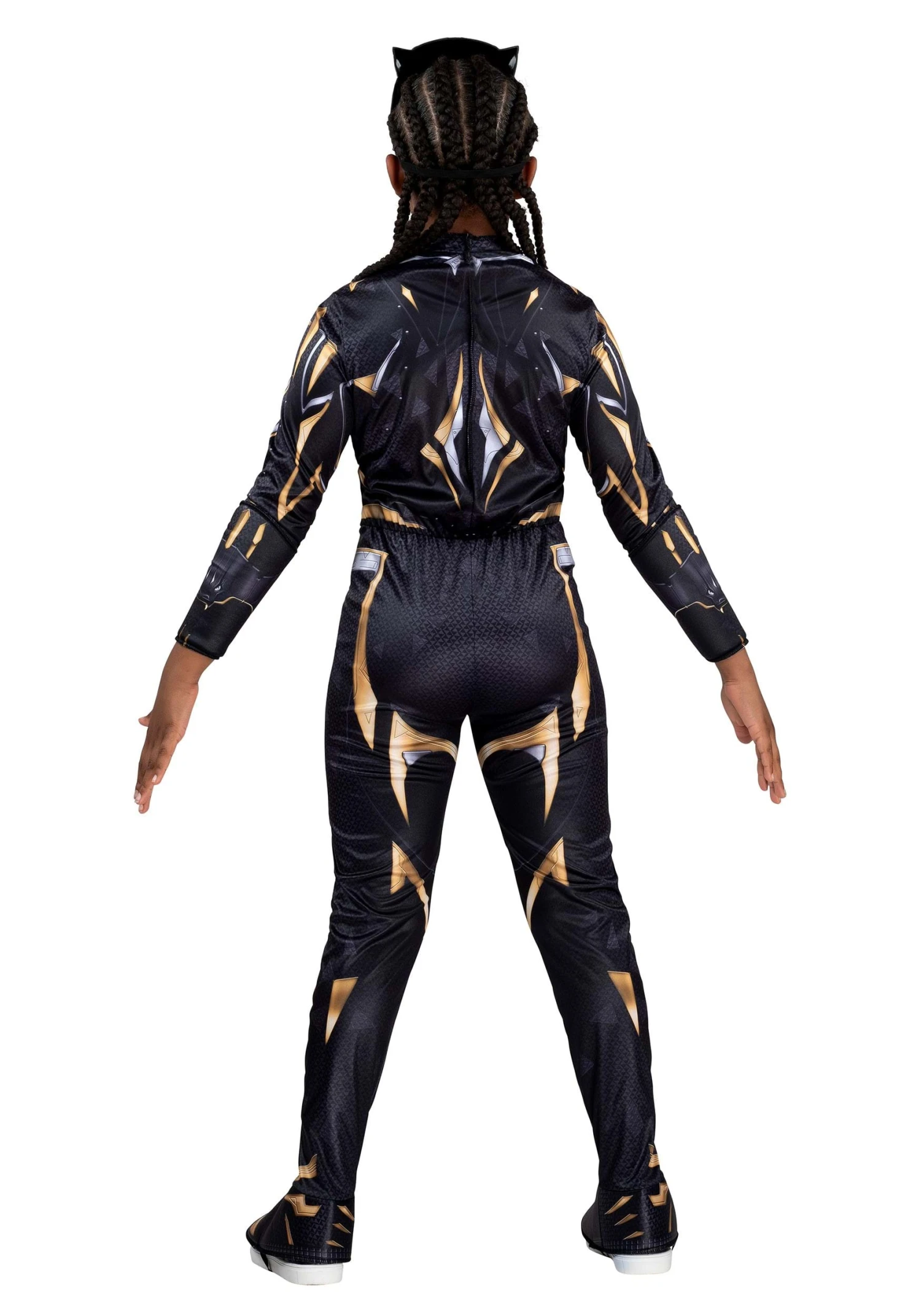 JAZWARES Black Panther Girl's Shuri Black Panther Classic Costume 4 JAZWARES Black Panther Girl's Shuri Black Panther Classic Costume - Image 4