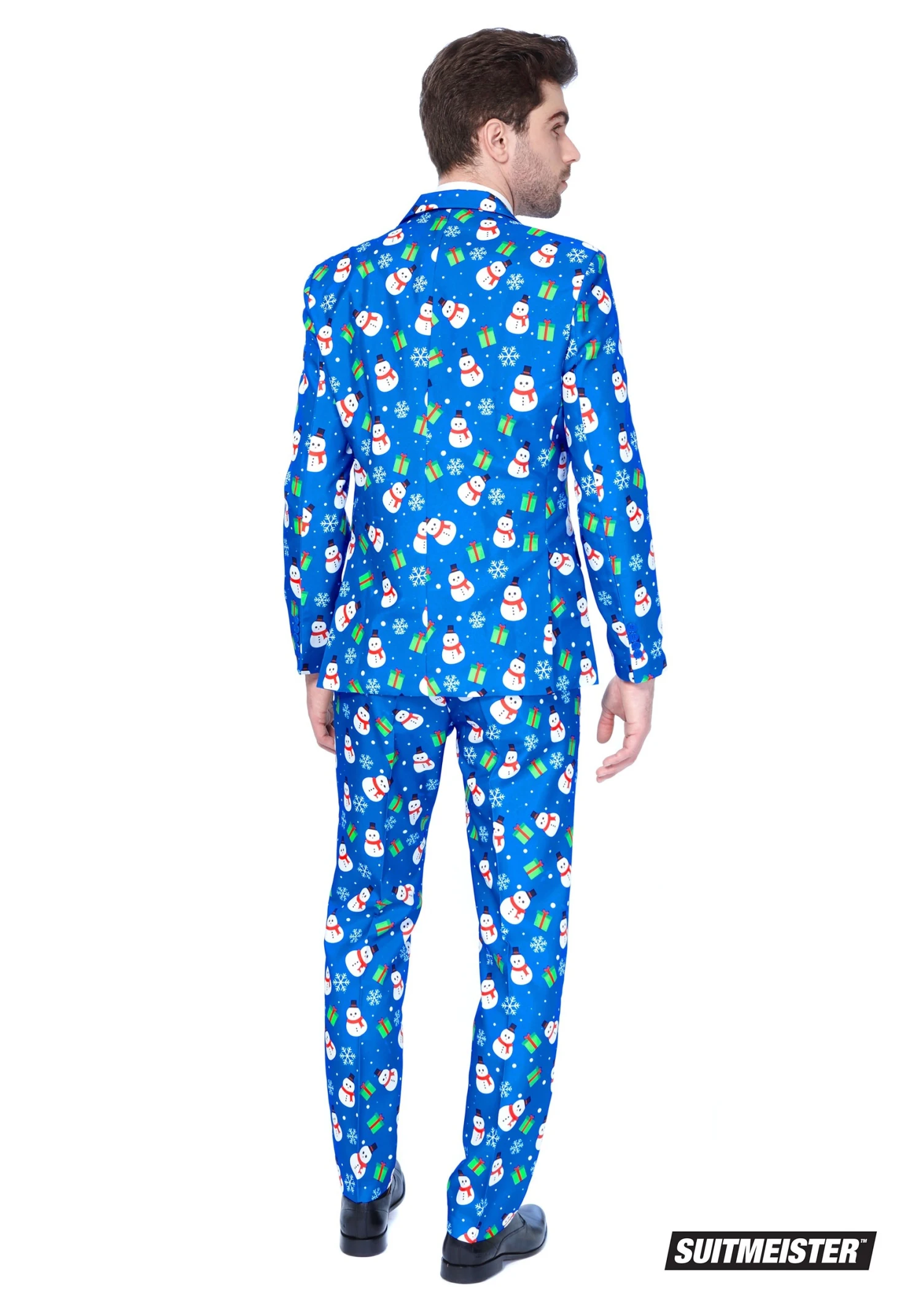 Suitmeister Blue Snowman Men's Suit 2 Suitmeister Blue Snowman Men's Suit - Image 2