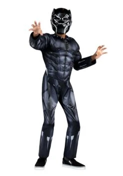 JAZWARES Black Panther Boy's Costume