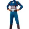 Kids Captain America Deluxe Costume For Boys