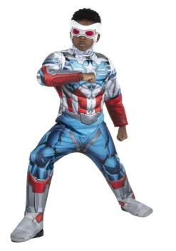 JAZWARES Boy's Captain America Falcon Costume