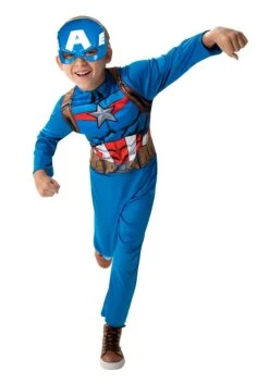 JAZWARES Captain America Steve Rogers Value Boy's Costume