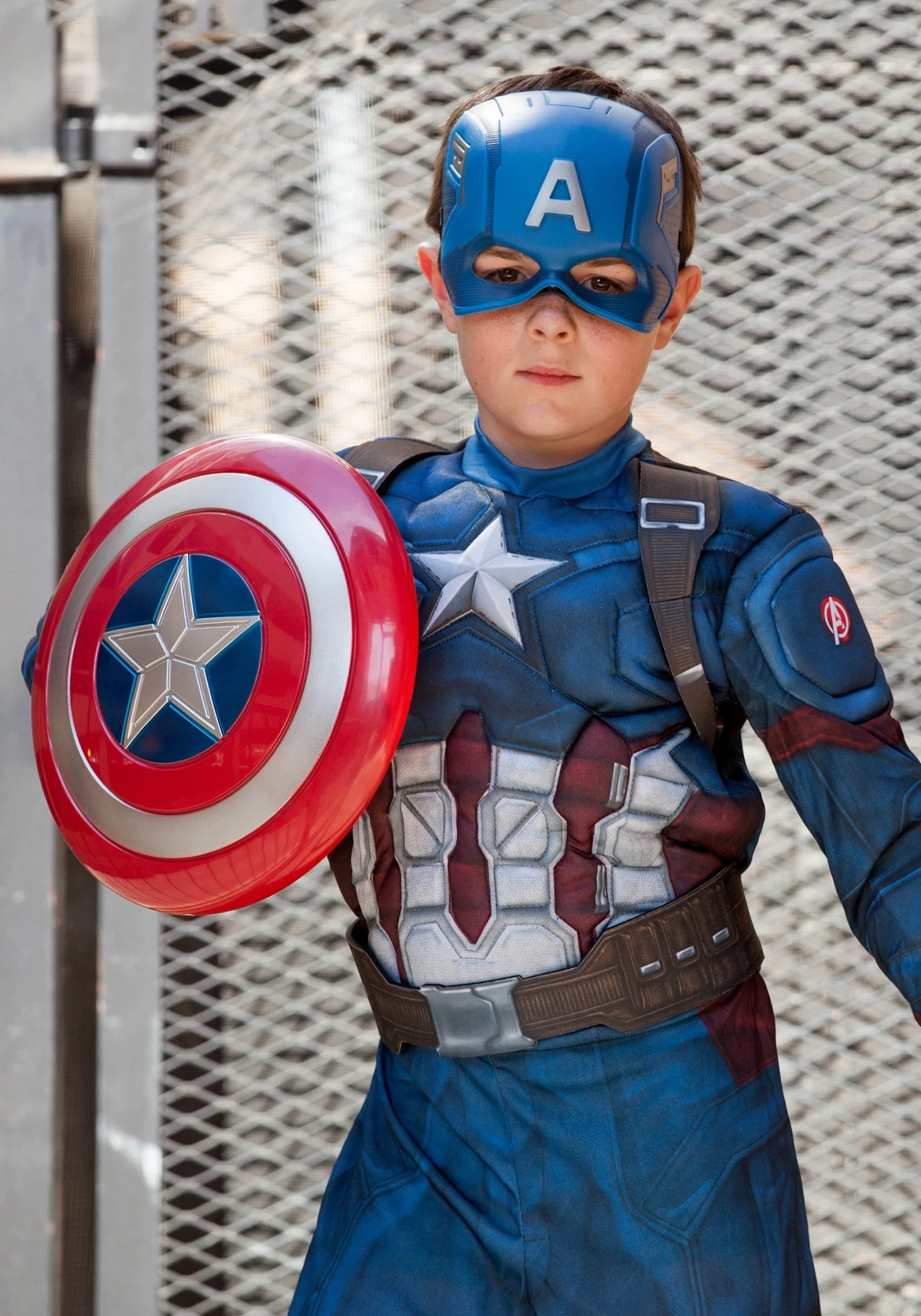 Kids Captain America Deluxe Costume For Boys 2 Kids Captain America Deluxe Costume For Boys - Image 2