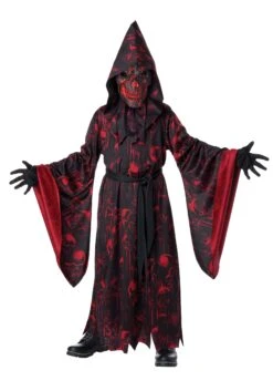 Boy's Fire & Brimstone Costume W/ Light Up Mask