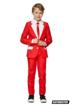 Opposuits Boys Christmas Santa Suitmeister
