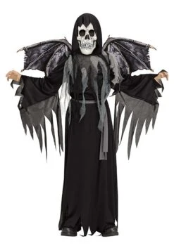 Fun World Winged Grim Reaper Costume For Boys
