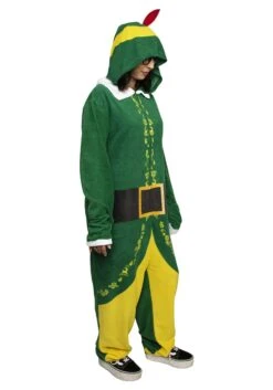 Adult Buddy The Elf Union Suit -Halloween Costumes Shop buddy the elf union suit alt 2