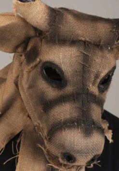Bull Scarecrow Mouth Mover Mask -Halloween Costumes Shop bull scarecrow mouth mover mask alt 2