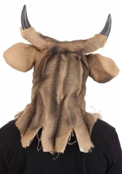 Bull Scarecrow Mouth Mover Mask -Halloween Costumes Shop bull scarecrow mouth mover mask alt 7