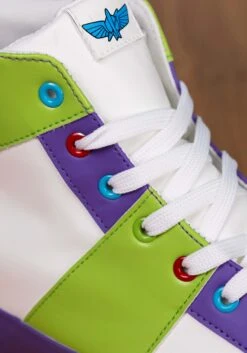 Disney Buzz Lightyear High Top Shoes For Men -Halloween Costumes Shop buzz lightyear mens high top shoes alt 5