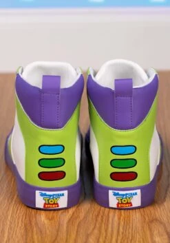 Disney Buzz Lightyear High Top Shoes For Men -Halloween Costumes Shop buzz lightyear mens high top shoes alt 7