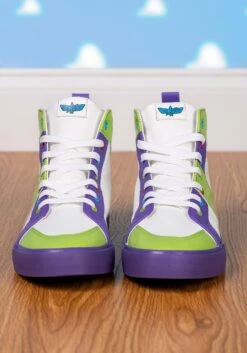 Kid's Buzz Lightyear Youth High Top Shoes -Halloween Costumes Shop buzz lightyear youth high top shoes alt 2