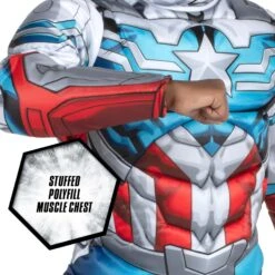 JAZWARES Boy's Captain America Falcon Costume 7 JAZWARES Boy's Captain America Falcon Costume -Halloween Costumes Shop captain america falcon kids costume 1