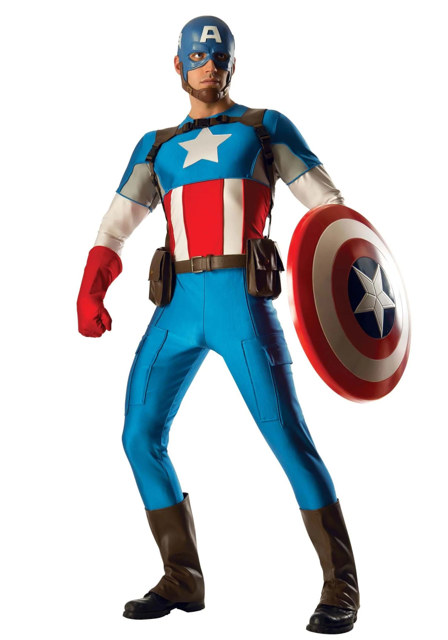 Captain America Grand Heritage Men's Costume 1 Captain America Grand Heritage Men's Costume
